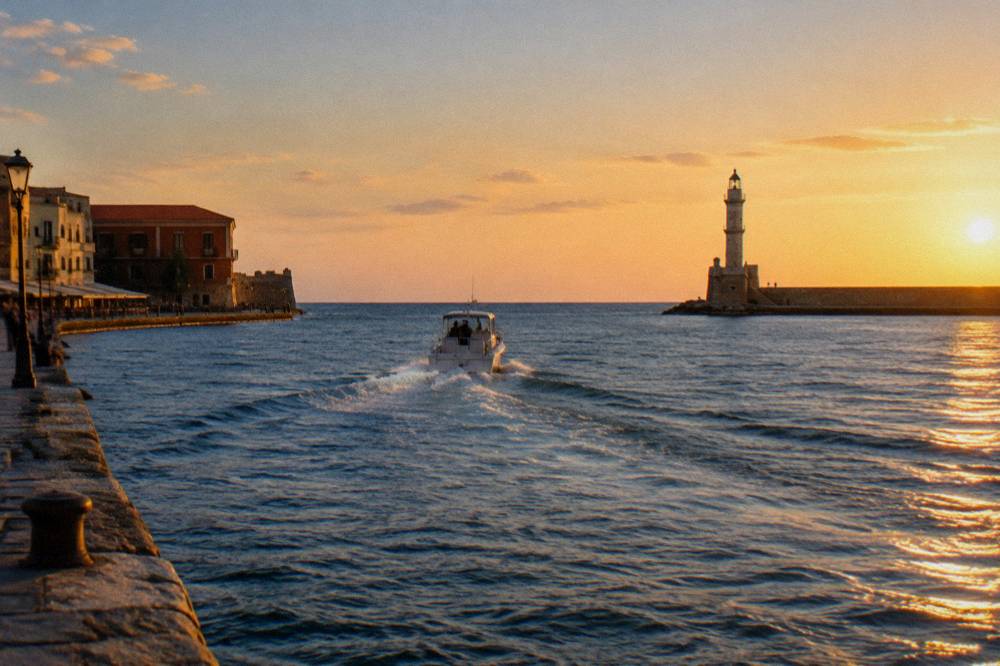75-Minute Guided Sunset Cruise, Chania